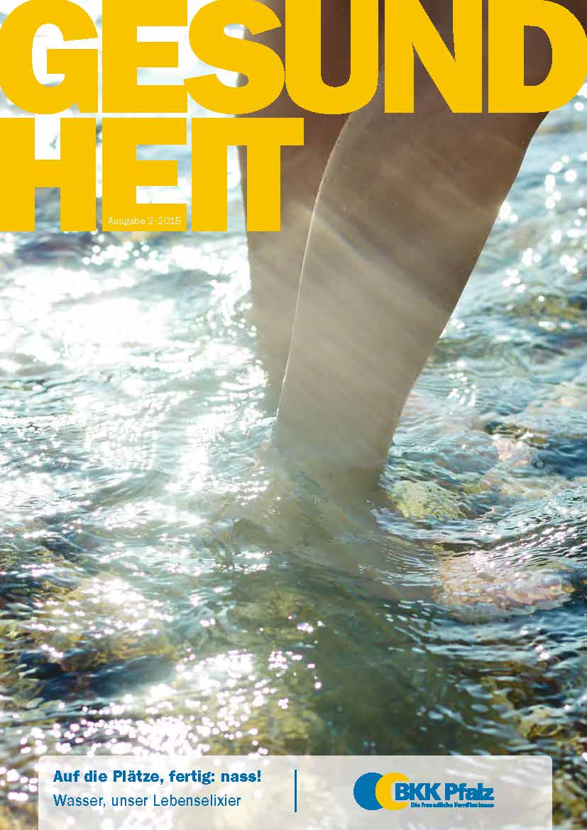 Titelseite Kundenmagazin Gesundheit Sommer 2015