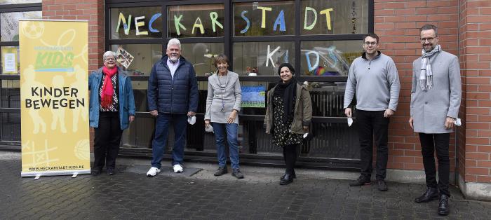 Besuch der BKK Pfalz bei den Neckarstadt Kids in Mannheim